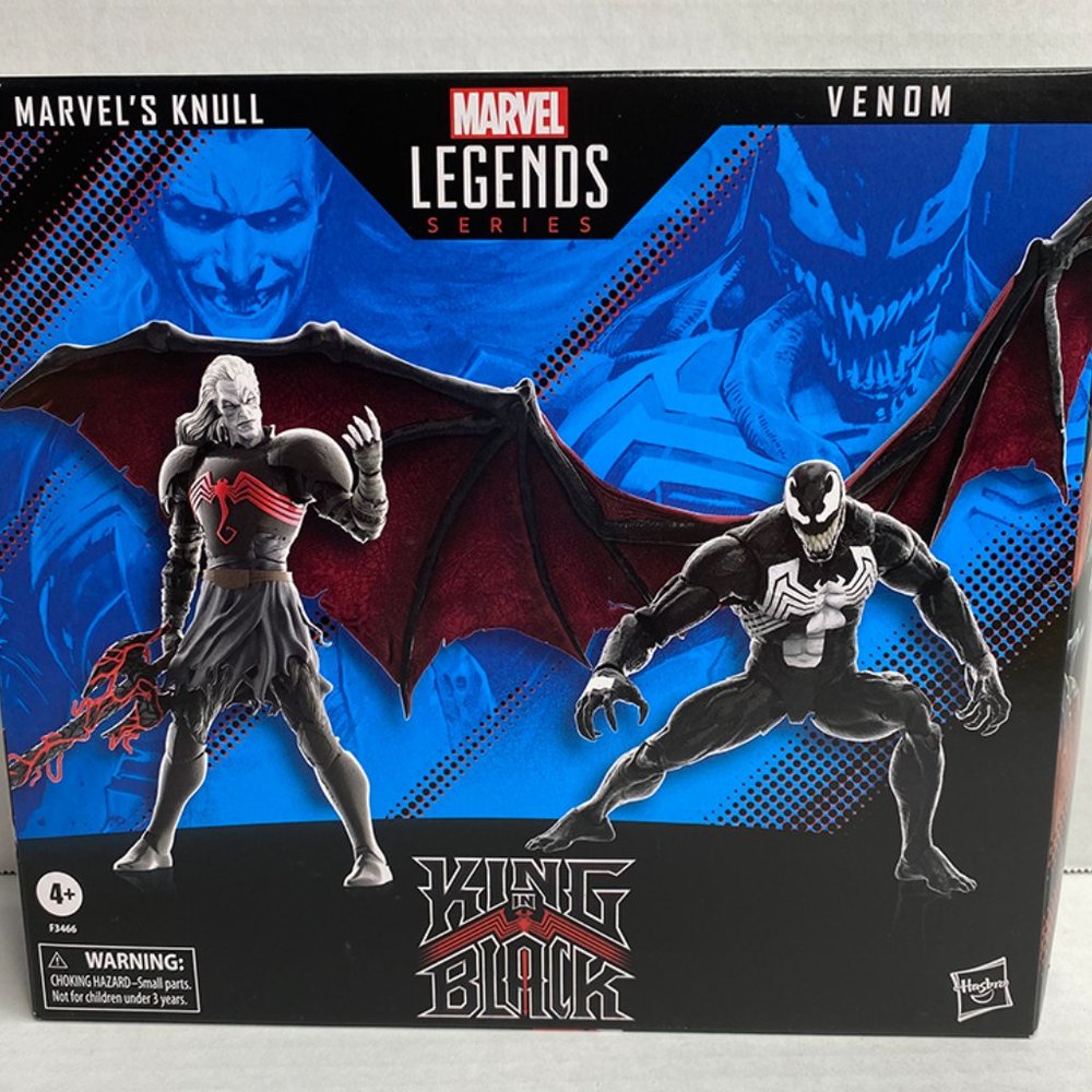 Marvel Legends Series | King in Black Knull and Venom | 6 Inch 2 Pack Spider-Man